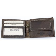 Kožená malá kapesní peněženka Lozano