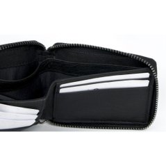 Malá kapesní peněženka na kovový zip - Unisex