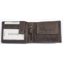 Kožená peňaženka Lozano z pevnej hovädzej kože