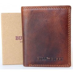 Pánská celá kožená malá kapesní peněženka Bulburry s ochranou dat (RFID)