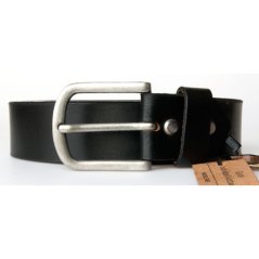 Pánsky čierny kožený opasok šírka 38 mm, dĺžka 115 cm (pre pás 100)